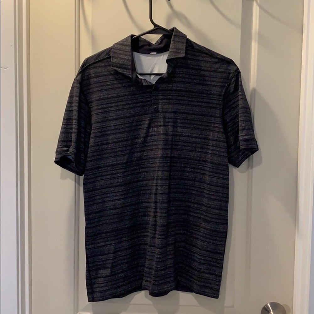 Lululemon pulse polo grey and black